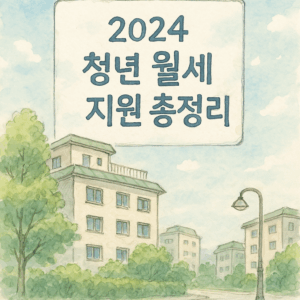 Read more about the article 2024 청년 월세 지원 총정리