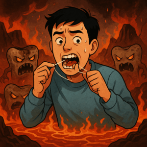치실은 안 쓰면 큰일 납니다 충치 지옥 가기 전에 꼭 보세요