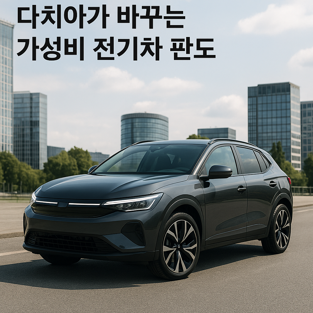 You are currently viewing 다치아가 바꾸는 가성비 전기차 판도