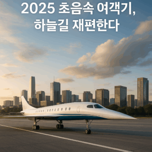 2025 초음속 여객기, 하늘길 재편한다
