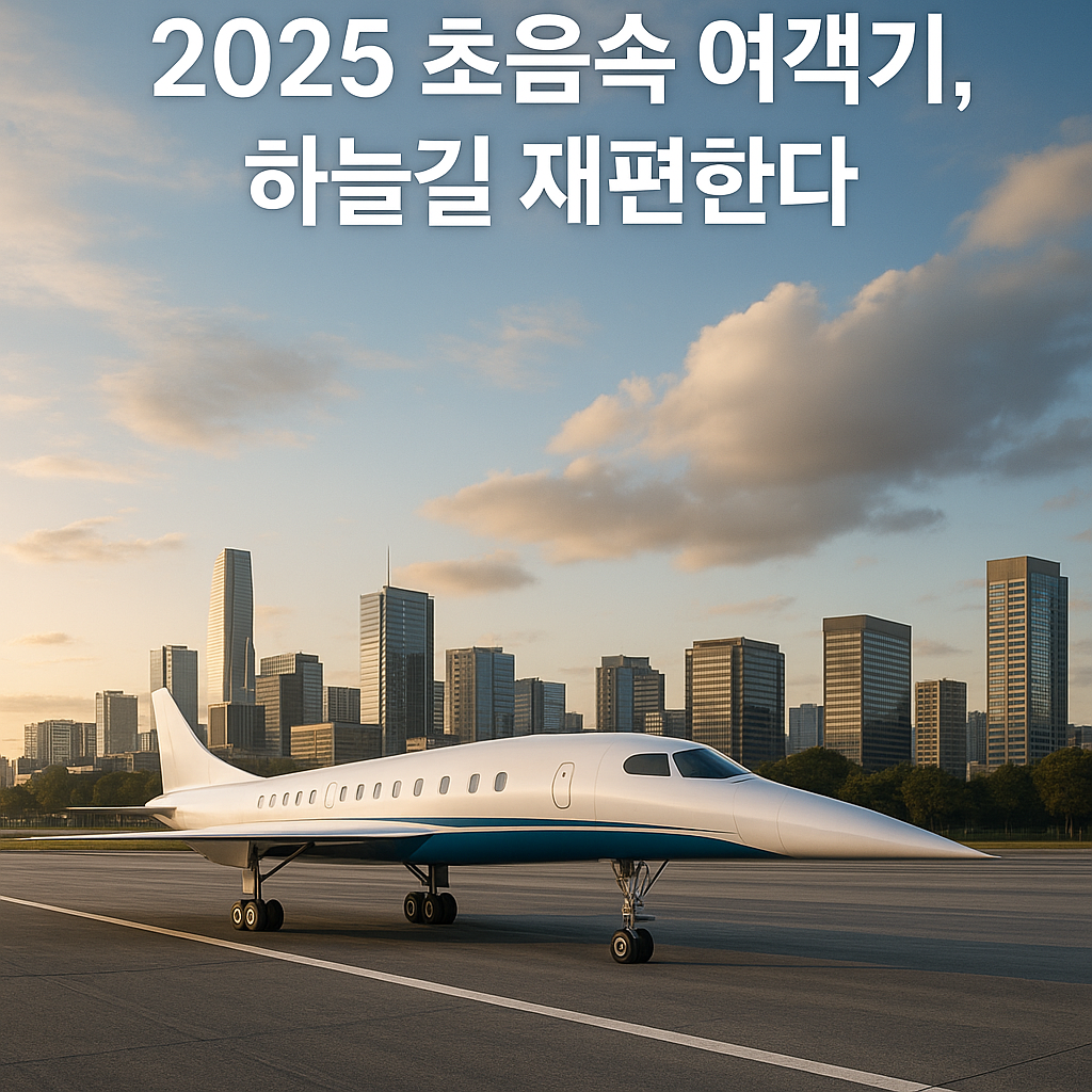 You are currently viewing 2025 초음속 여객기, 하늘길 재편한다