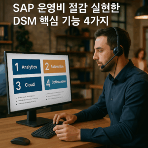 SAP 운영비 절감 실현한 DSM 핵심 기능 4가지