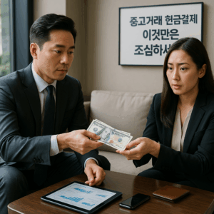 중고거래 현금결제 이것만은 조심하세요
