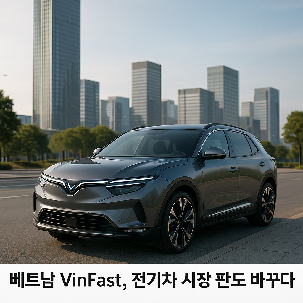 You are currently viewing 베트남 VinFast, 전기차 시장 판도 바꾸다