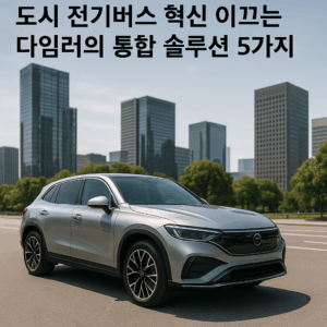도시 전기버스 혁신 이끄는 다임러의 통합 솔루션 5가지