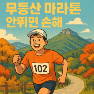 무등산 마라톤 안뛰면 손해