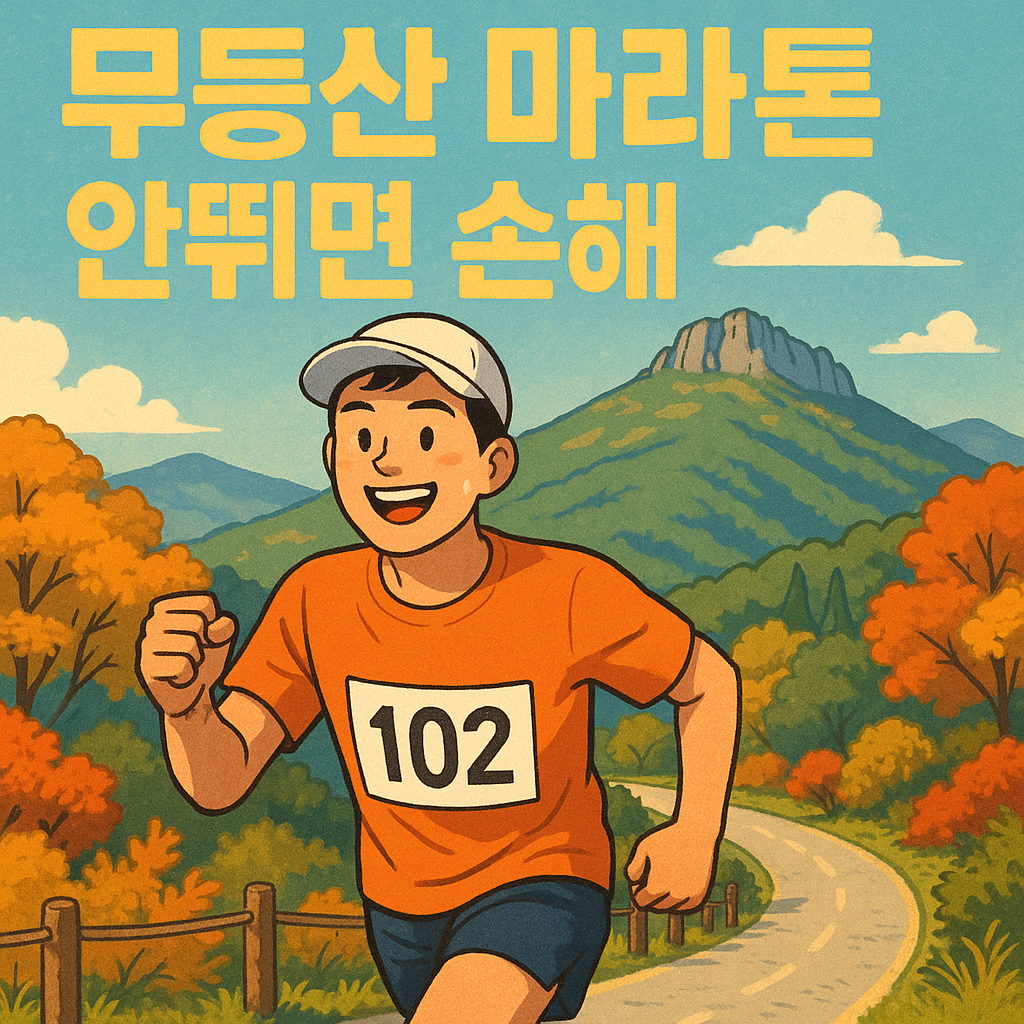 Read more about the article 무등산 마라톤 안뛰면 손해