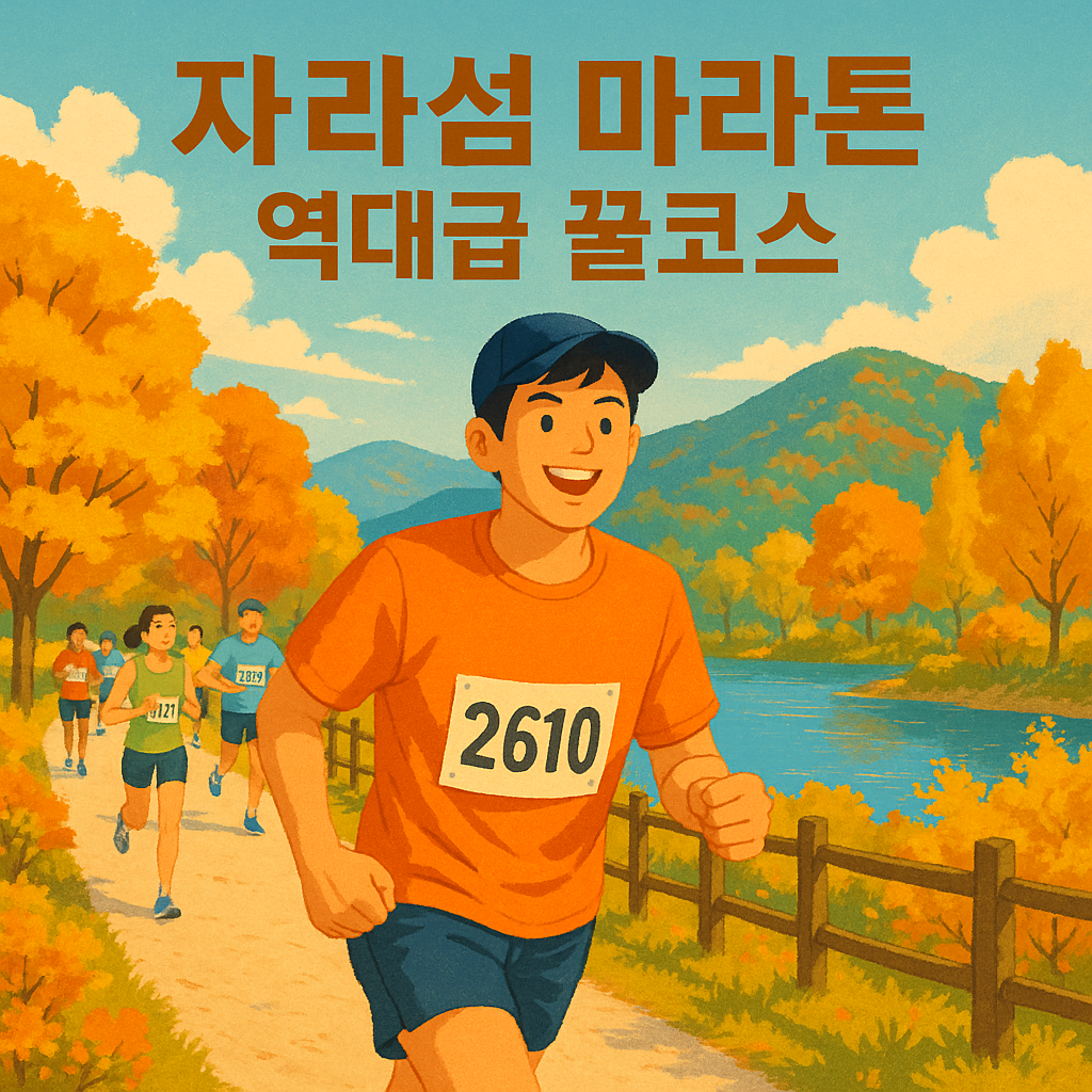 Read more about the article 자라섬 마라톤 역대급 꿀코스