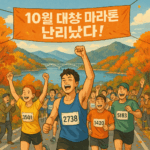 10월 대청호 마라톤 난리났다