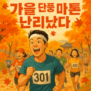 가을 단풍 마라톤 난리났다