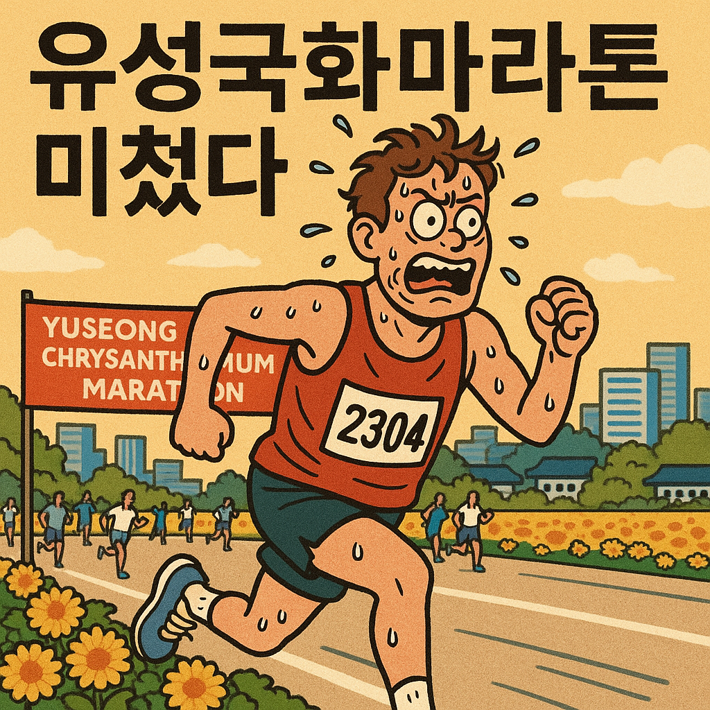Read more about the article 유성국화마라톤 미쳤다