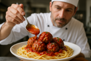 집에서 만드는 정통 이탈리안 미트볼 레시피와 깊은 풍미의 소스 비법