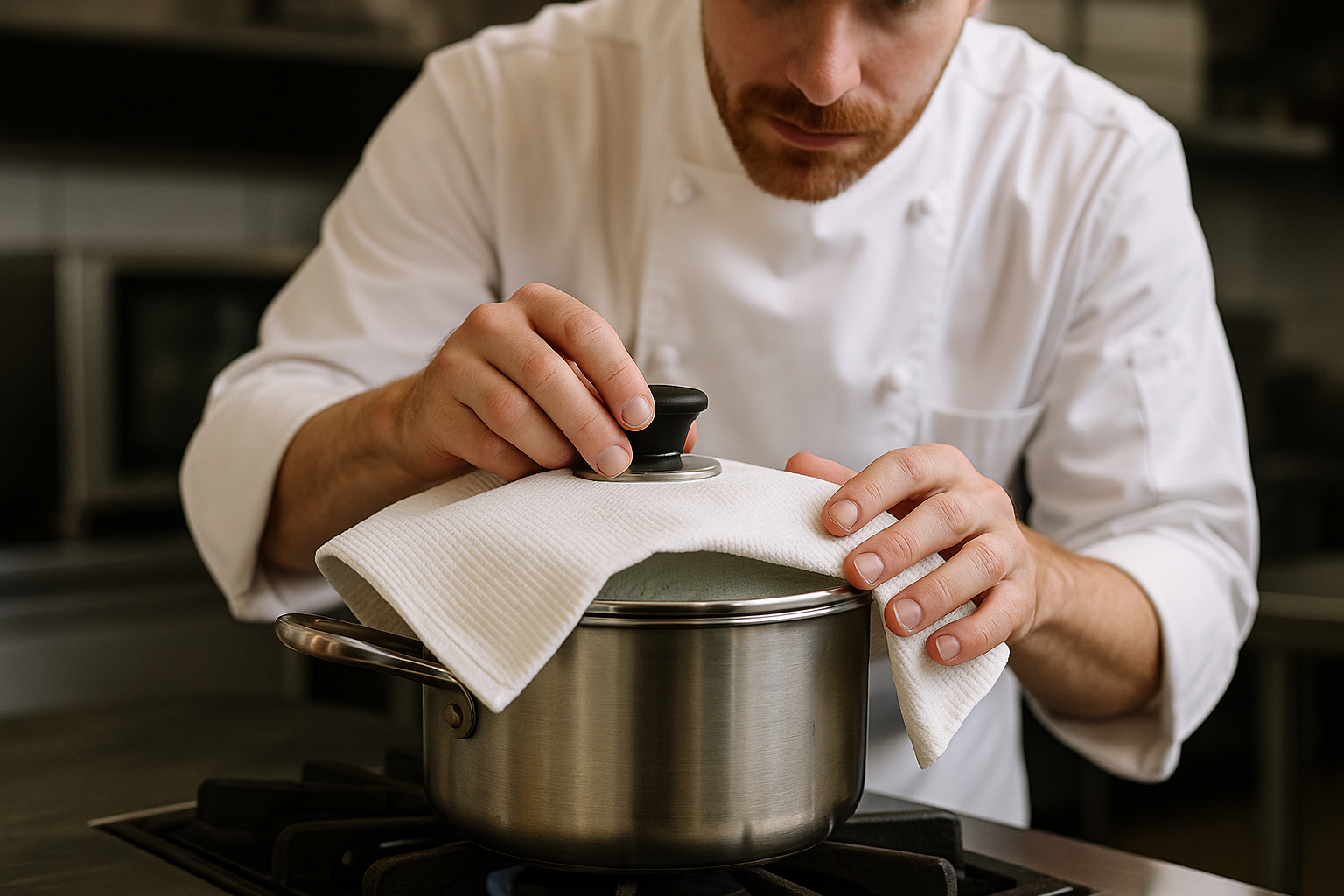 Read more about the article 키친 타월 하나로 완성하는 플러피 밥 짓는 법