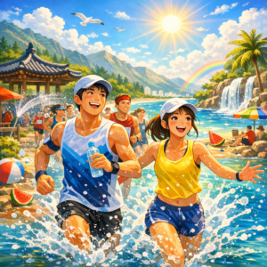 한여름 무더위 탈출 마라톤