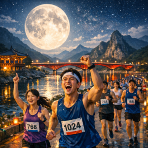 단양 달빛마라톤 미쳤다