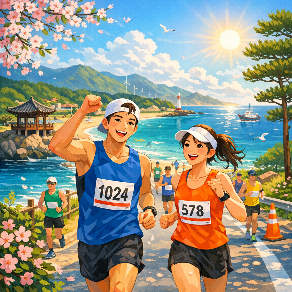 마라톤, 울진에서 힐링과 도전!