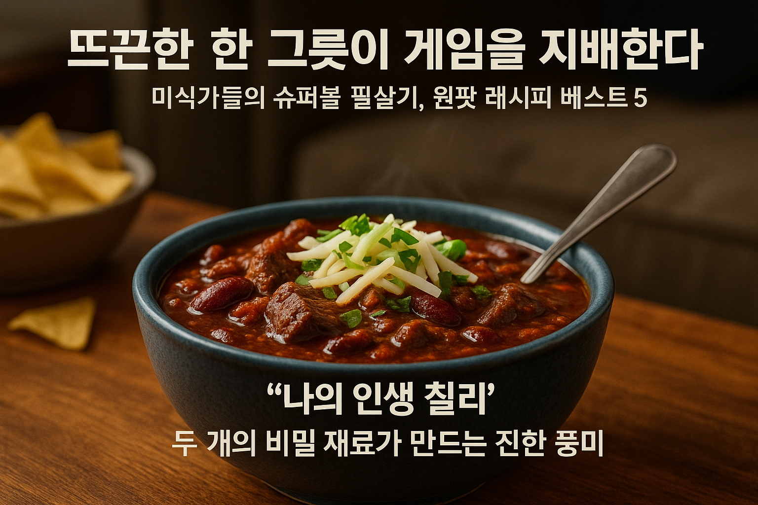 슈퍼볼 파티 음식 추천 원팟 레시피 TOP 5