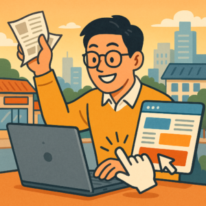 전단지 대신 클릭 유도 웹사이트 혁명!