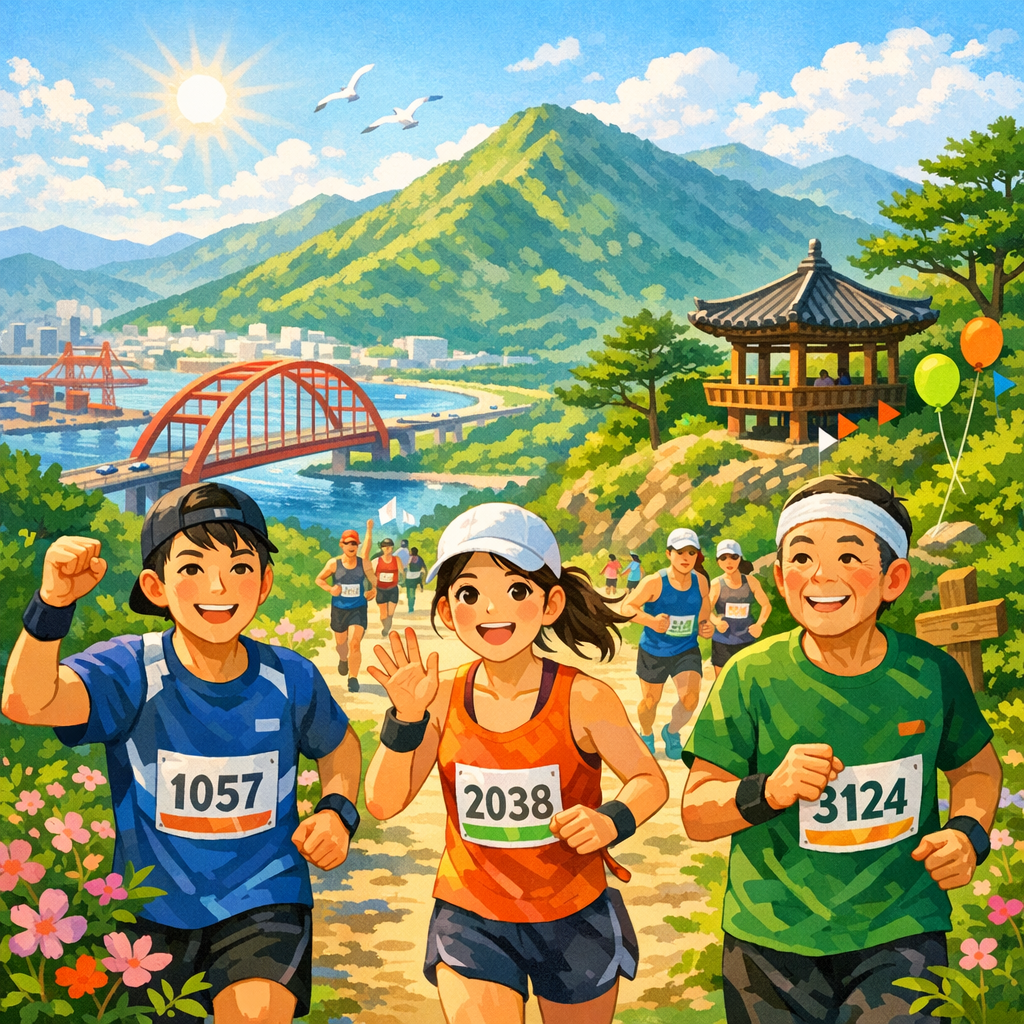 도전! 염포산 힐링 마라톤