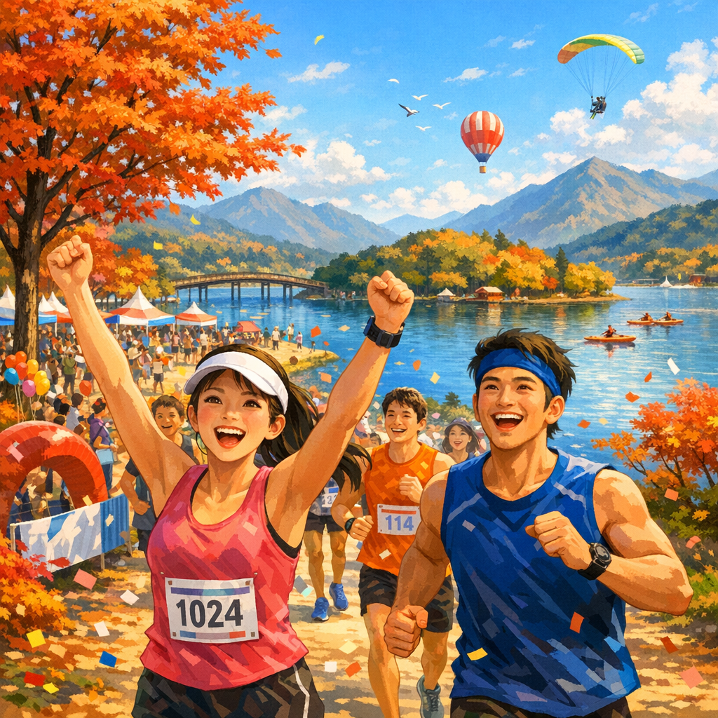 가평자라섬 마라톤 레이스뷔!