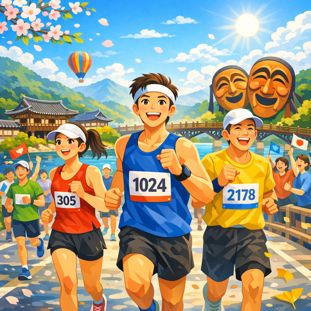 안동마라톤 도전하세요